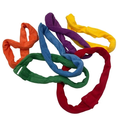 Cloth Chew Bands - set of 6