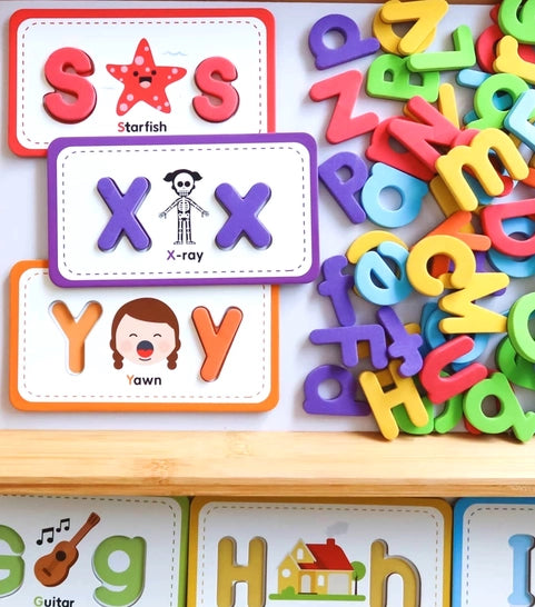 Flashcards and ABC Magnetic Letters
