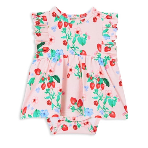 Very Berry Frill Baby Dress