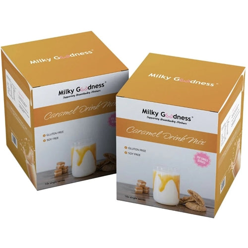 10 x Single Serve Lactation Caramel Drink Mix