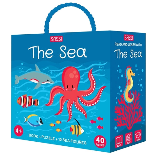 Sassi 3D Puzzle and Book Set - The Sea