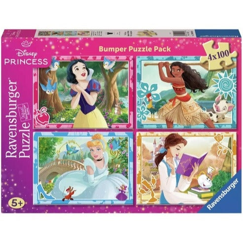 Disney Princess Bumper Pack Puzzle 4x100 Pieces