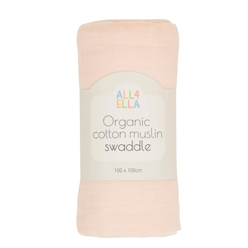 Muslin Wrap - Baby Pink