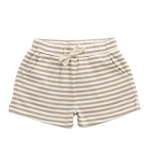Pima Cotton Wesley Short - Cloud Stripe