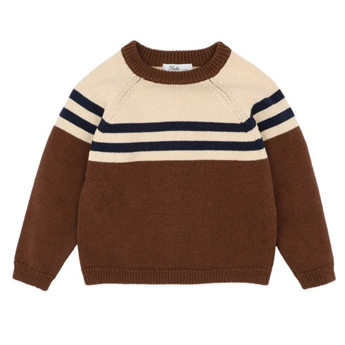 Jake Reglan Stripe Knitted Jumper