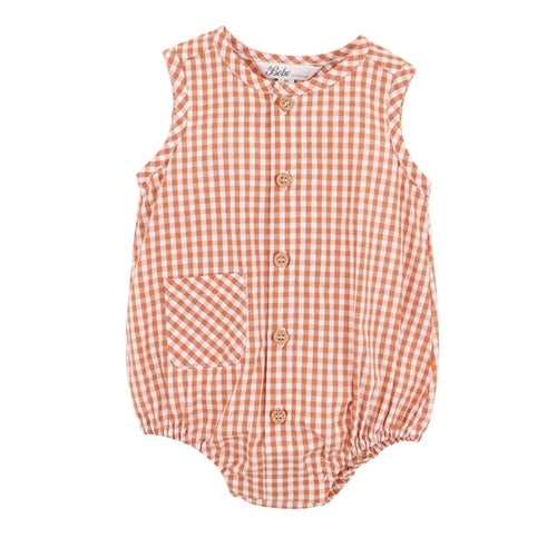 HARLAN Check Bodysuit