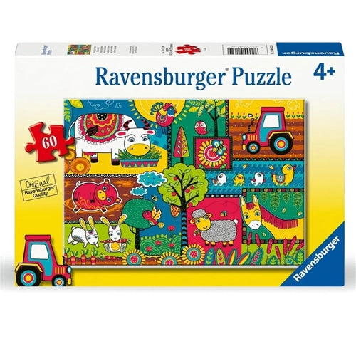 A Day At The Farm Puzzle 60pc