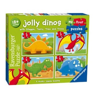 Jolly Dinos My First Puzzle 2 3 4 5pc