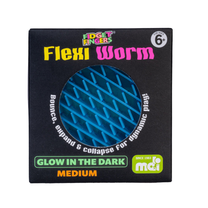 Glow in the Dark Flexi Worm - Medium