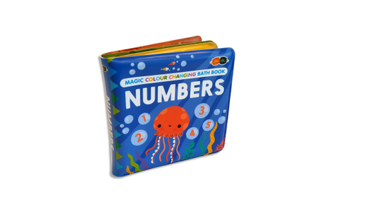 Magic Colour Changing Bath Book - Numbers