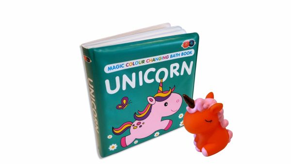 Magic Colour Changing Bath Book & Toy - Unicorn