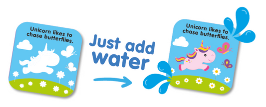 Magic Colour Changing Bath Book & Toy - Unicorn