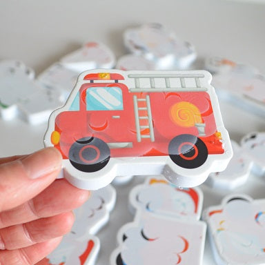 Colour Changing Bath Stickers Mucky Trucks