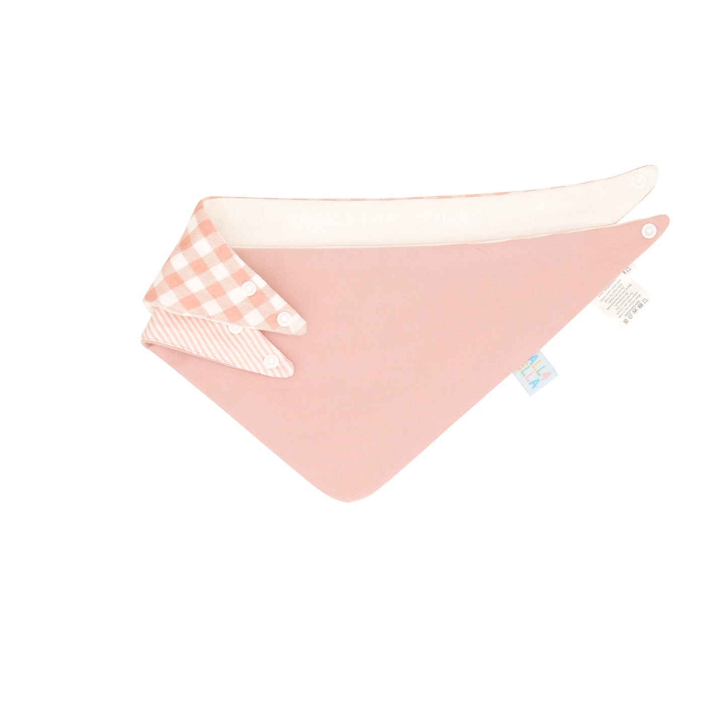 Bandana Bibs 2pk - Gingham Strawberry