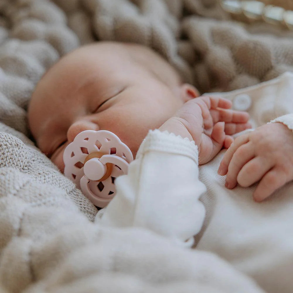 BIBS Dummies - Boheme - Natural Rubber - Blossom/Dusty Lilac