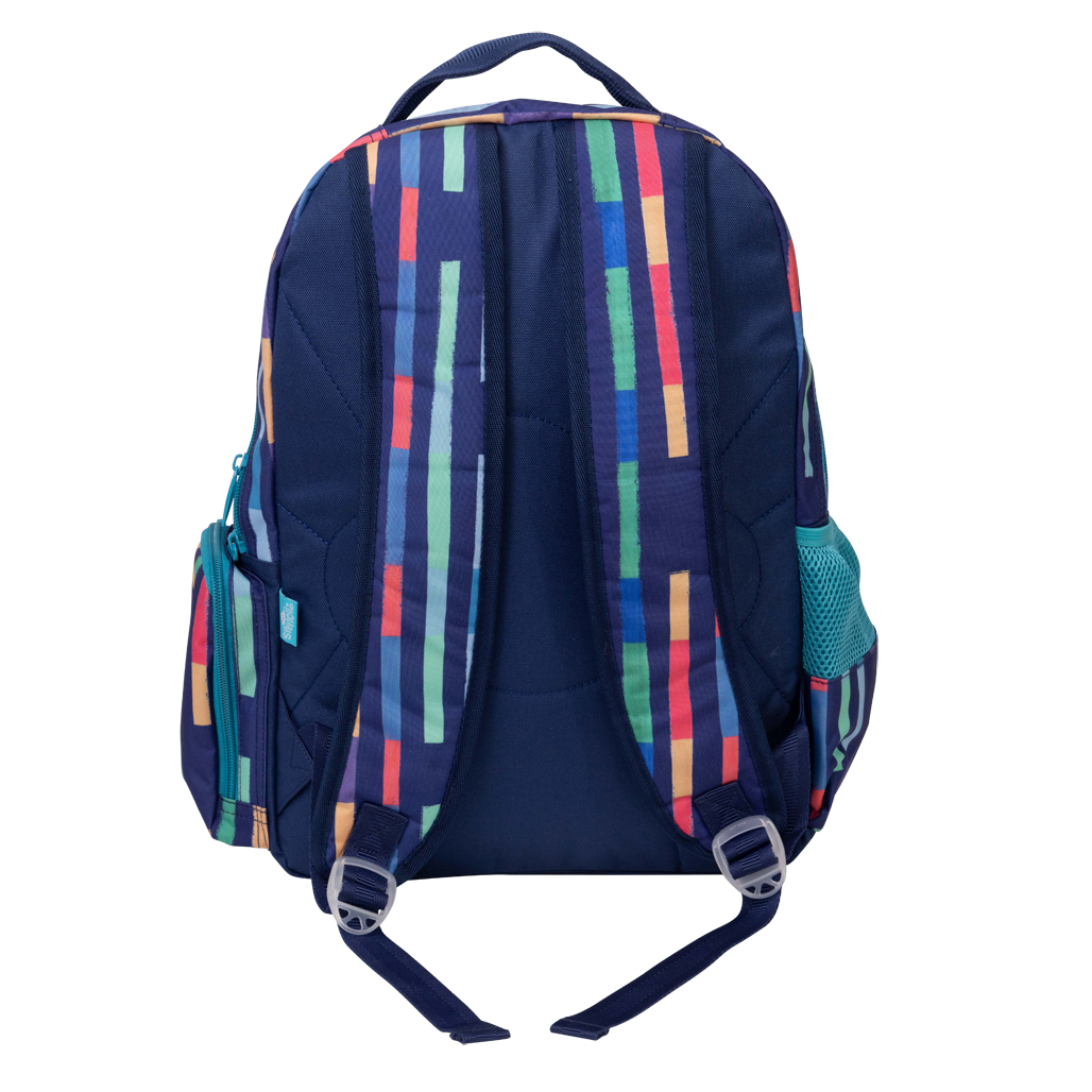 Big Kids Backpack - Bright Stripes