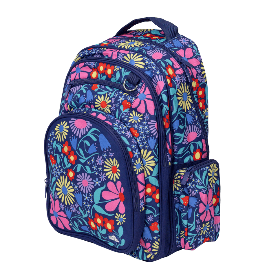 Big Kids Backpack - Flower Fun