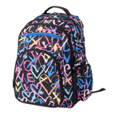 Big Kids Backpack - Hearts and Crosses