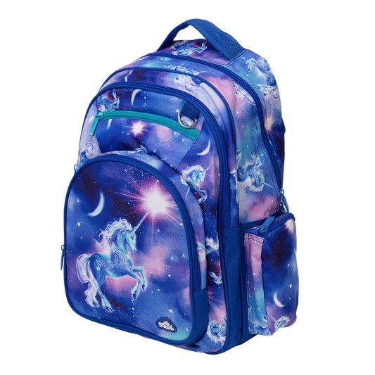 Big Kids Backpack - Moonlit Unicorn