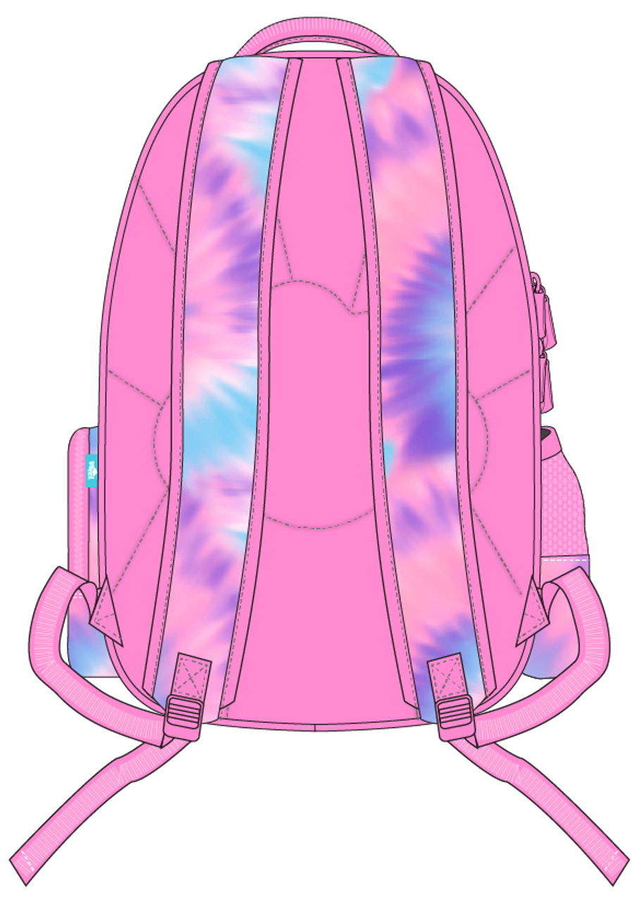 Big Kids Backpack - Tie Dye Splash