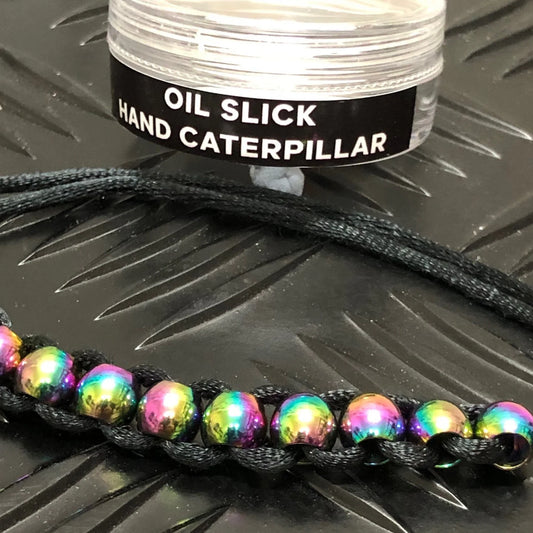 Caterpillar Fidget for Hand - Oil Slick