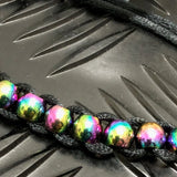 Caterpillar Unisex Necklace - Oil Slick[];;\'