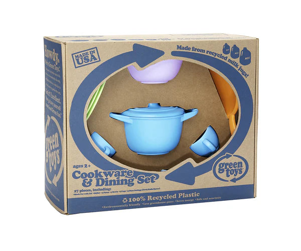 Green Toys Cookware and Dining Set - 26 pieces