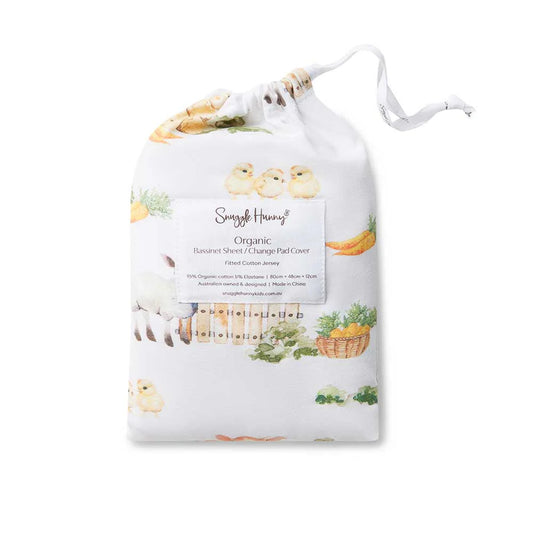 Farm Bassinet Sheet / Change Pad Cover