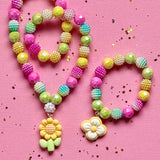 Beaded Bracelet -  Flower
