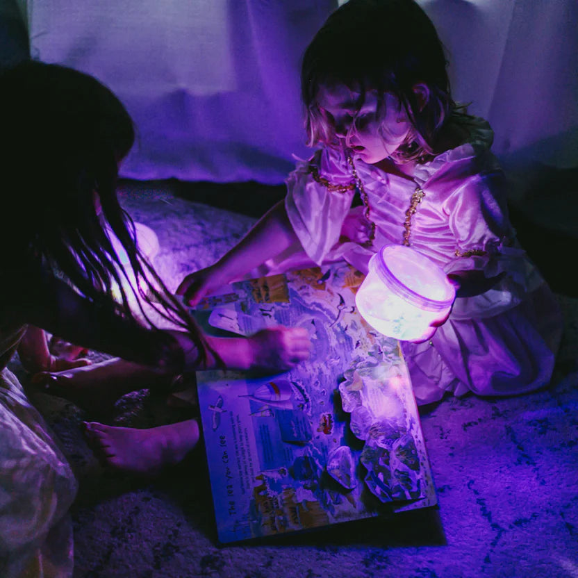 Glo Pals - Light Up Glo Cubes - Lumi Purple