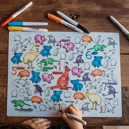 Hey Doodle - Aussie Animals 123