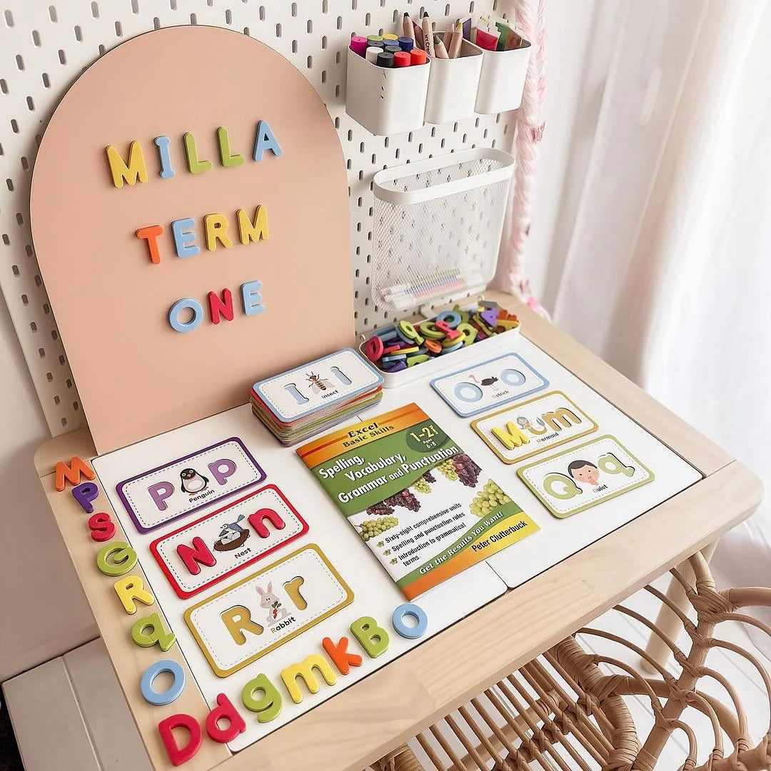 Flashcards and ABC Magnetic Letters