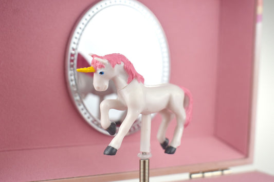Nutmeg Unicorn Keepsake Music Jewellery Box