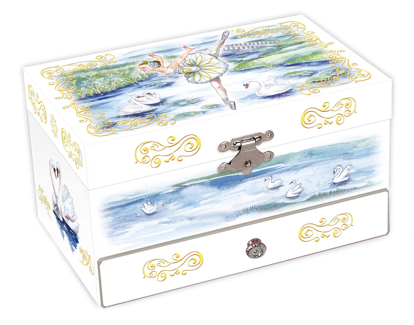 Azura Ballerina Heirloom Music Jewellery Box