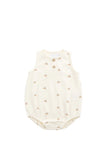 Organis Cotton Archie Playsuit - Forest Night Acorns
