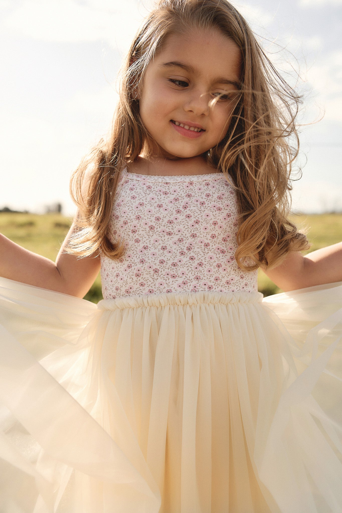 Katie Tutu Dress - Emmy Natural