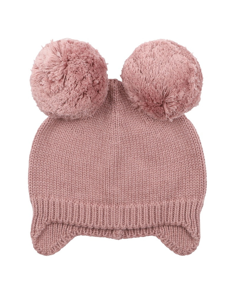 Aubrey Pom Pom Knitted Beanie