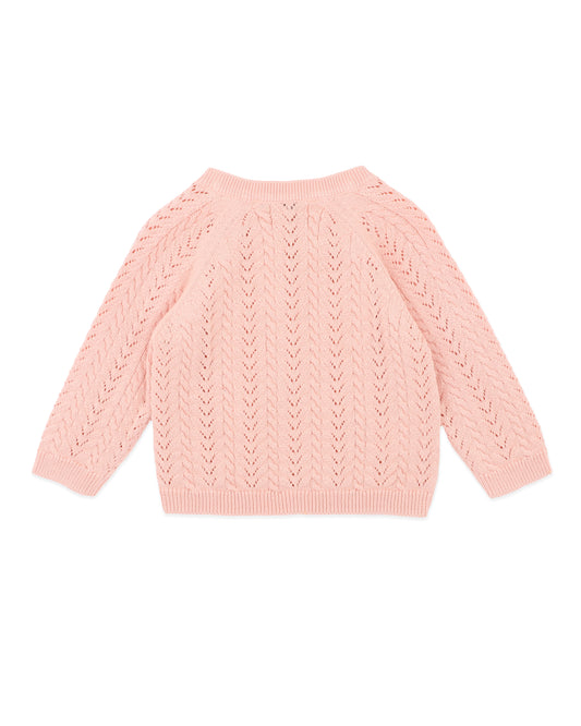Gemma Organic Pointelle Knitted Jumper