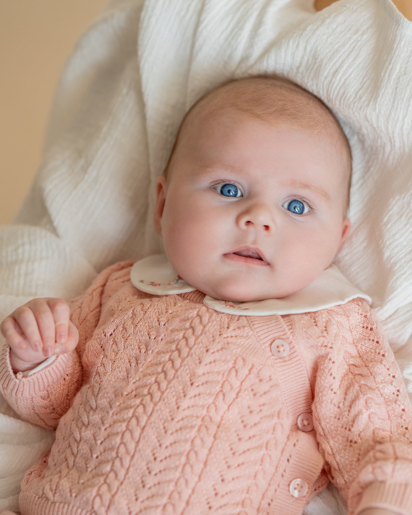 Gemma Organic Pointelle Knitted Jumper