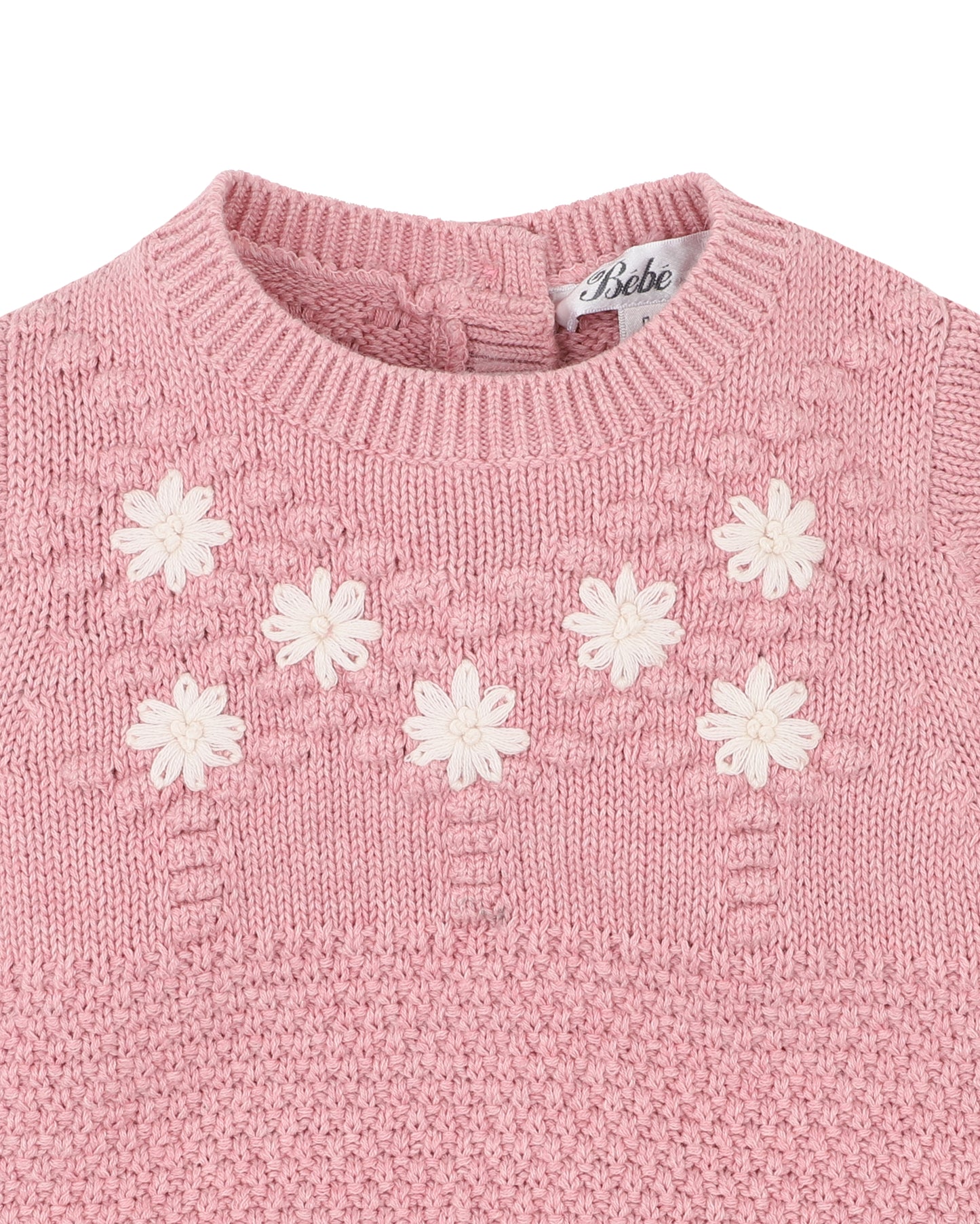 Winnie Hand Embroidered Organic Knit Dress