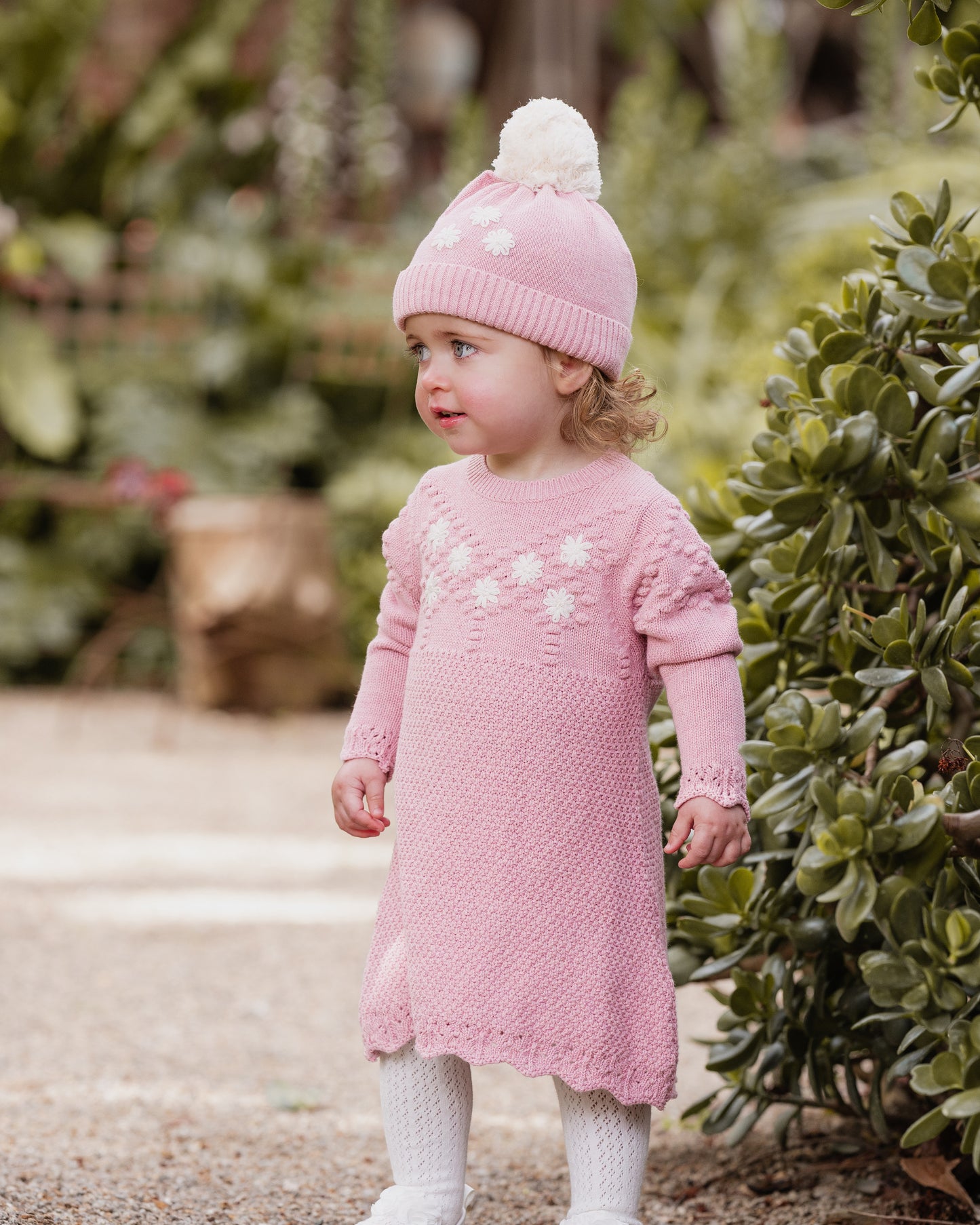 Winnie Hand Embroidered Organic Knit Dress