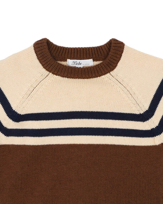 Jake Reglan Stripe Knitted Jumper