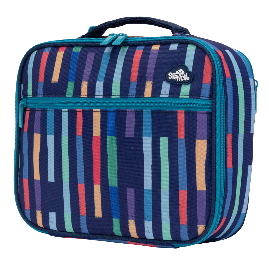 Big Cooler Lunch Bag - Bright Stripes