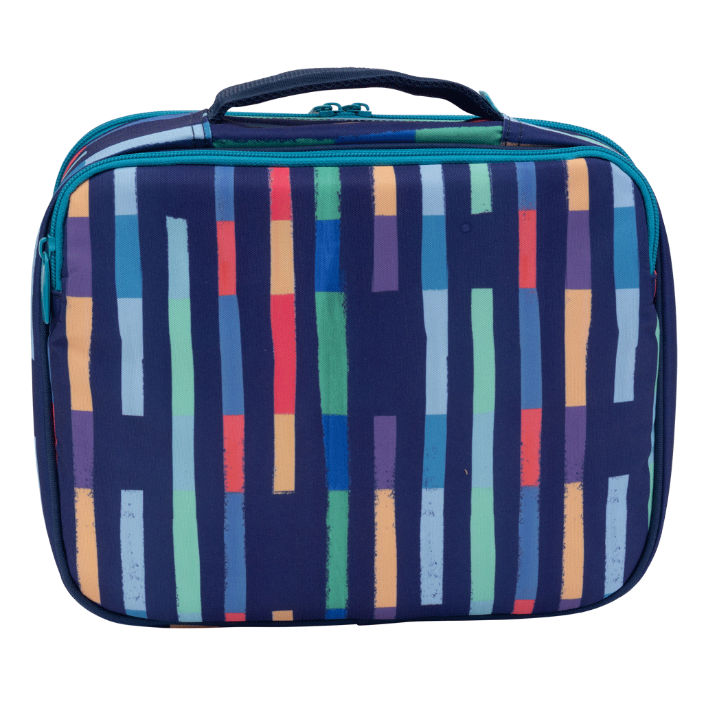 Big Cooler Lunch Bag - Bright Stripes