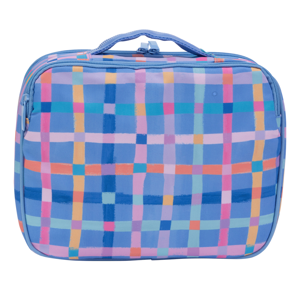 Big Cooler Lunch Bag - Pastel Plaid