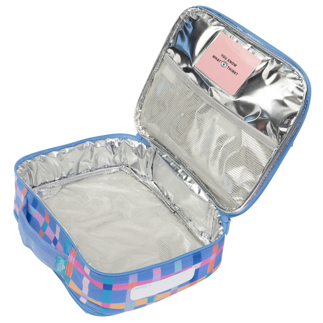 Big Cooler Lunch Bag - Pastel Plaid