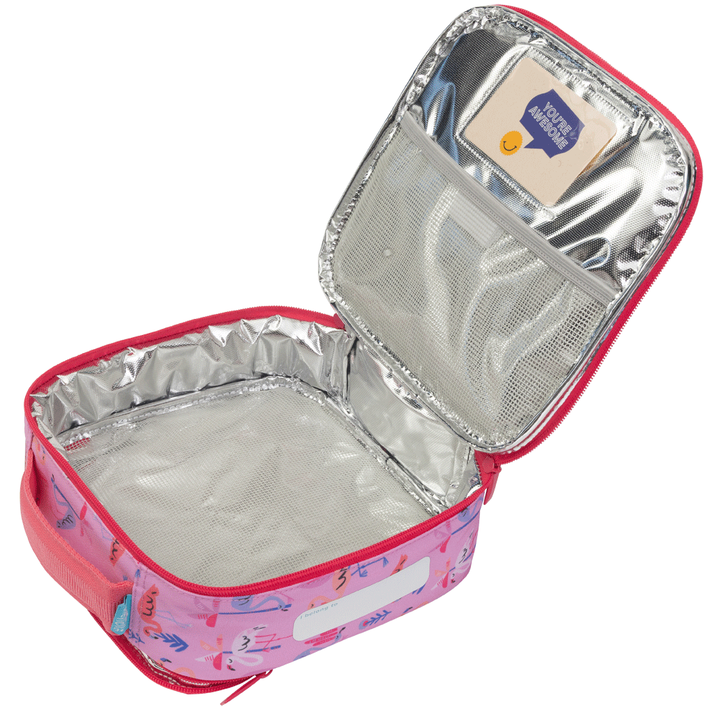 Little Cooler Lunch Bag - Flamingo Splash