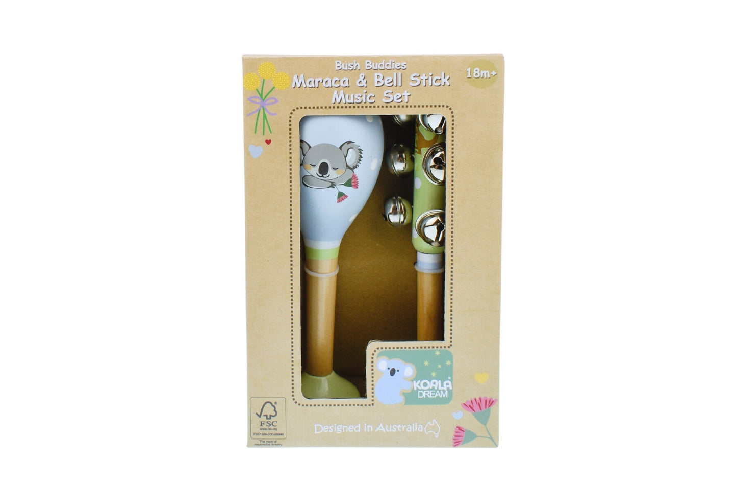 Bush Buddies Australian Animals Maraca and Bell set