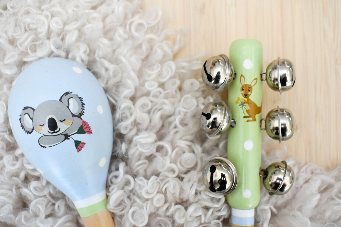 Bush Buddies Australian Animals Maraca and Bell set