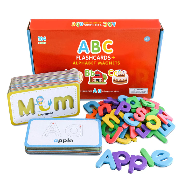 Flashcards and ABC Magnetic Letters